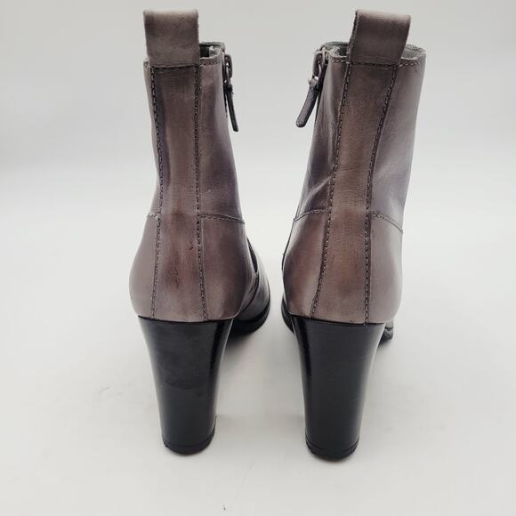 Cole Haan Livingston Bootie Women Round Toe Leather Gray Ankle Boot Size 8 B - Picture 10 of 14